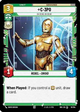 C-3PO - Oh Dear, Oh Dear (19/104) - Intro Battle Hoth