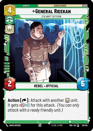 General Rieekan - Stalwart Tactician (36/104) (36/104) - Intro Battle Hoth