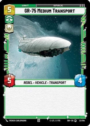 GR-75 Medium Transport (22/104) - Intro Battle Hoth