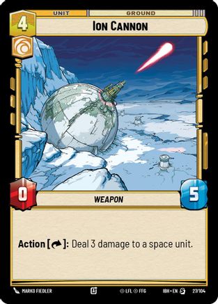 Ion Cannon (27/104) (27/104) - Intro Battle Hoth