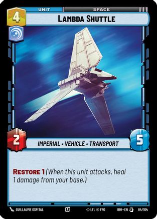 Lambda Shuttle (84/104) (84/104) - Intro Battle Hoth