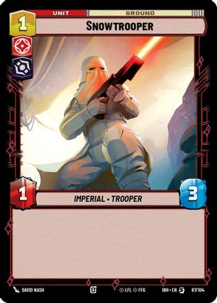 Snowtrooper (87/104) (87/104) - Intro Battle Hoth