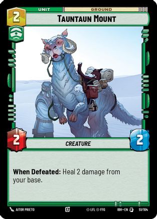 Tauntaun Mount (51/104) (51/104) - Intro Battle Hoth