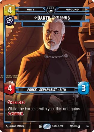 Darth Tyranus - Servant of Sidious (96) - Organized Play Promos Foil