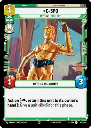 C-3PO - Anything I Might Do? (93/264) - Secrets of Power