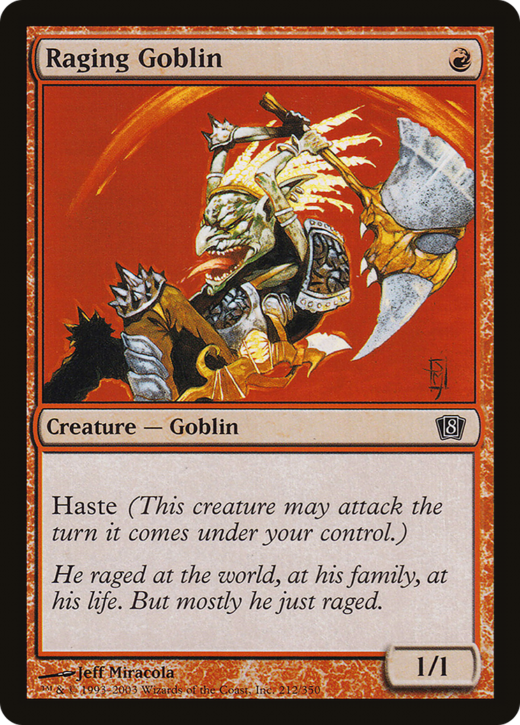 Raging Goblin (8ED-212) - 8th Edition