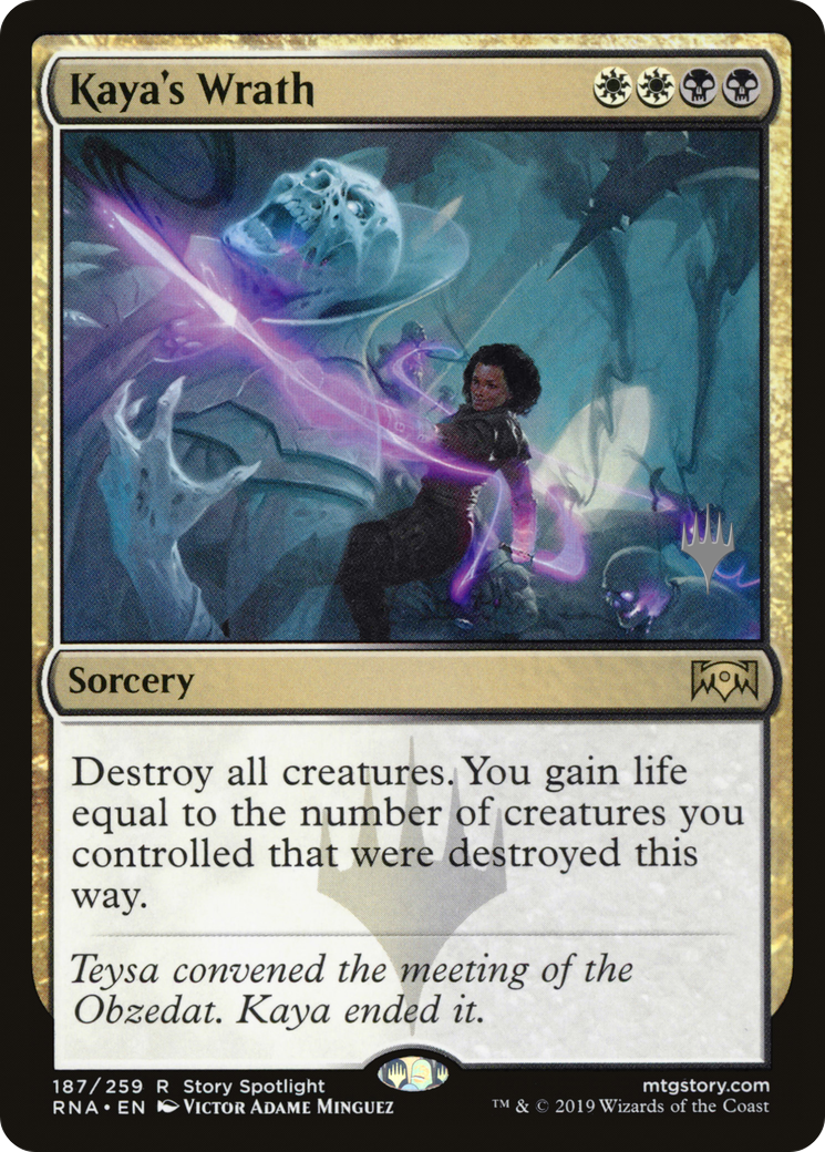 Kaya's Wrath (PPELD-187P) - Ravnica Allegiance Promos Foil