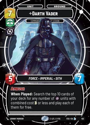 Darth Vader - Commanding the First Legion (103) - Organized Play Promos Foil