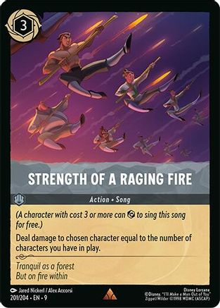 Strength of a Raging Fire (201/204) - Fabled Cold Foil