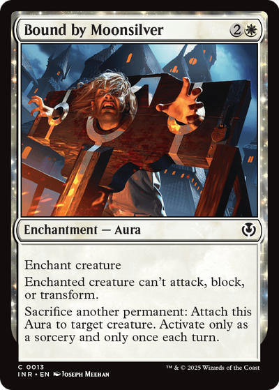 Bound by Moonsilver (INR-013) - Innistrad Remastered: (enchantment) Foil