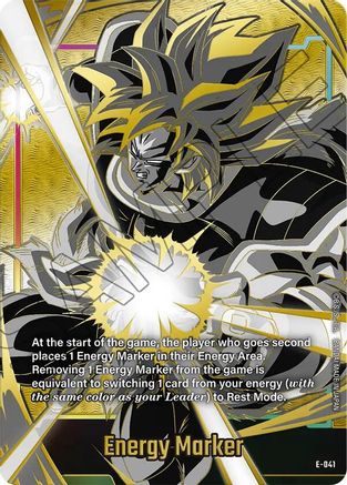 Energy Marker (E-41) (Gold) (E-40) - Fusion World Energy Markers Holofoil
