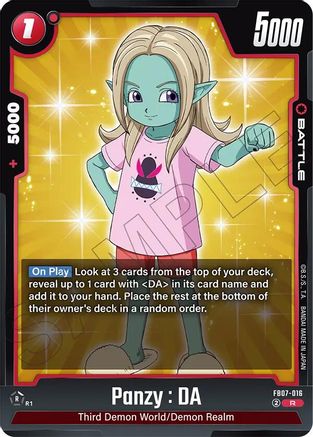 Panzy : DA (FB07-016) - Wish For Shenron Holofoil