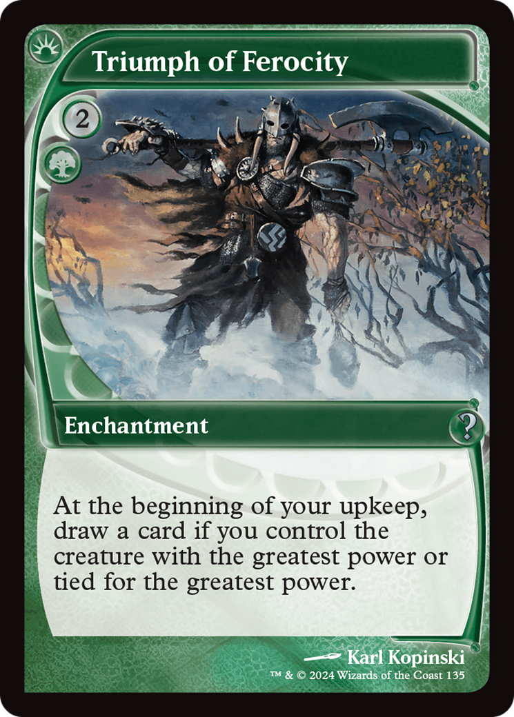 Triumph of Ferocity (Future Sight) (MB2-135) - Mystery Booster 2