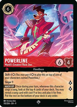 Powerline - World's Greatest Rock Star (110/204) - Fabled