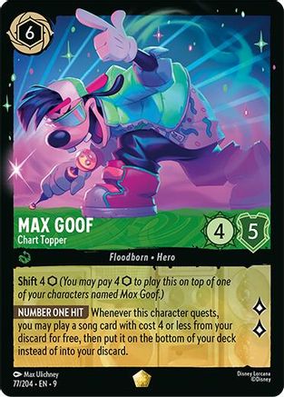 Max Goof - Chart Topper (77/204) - Fabled