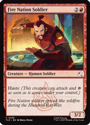 Fire Nation Soldier (0238) (TLE-238) - Avatar: The Last Airbender: Eternal-Legal Foil