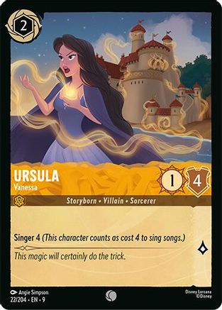 Ursula - Vanessa (22/204) - Fabled Cold Foil