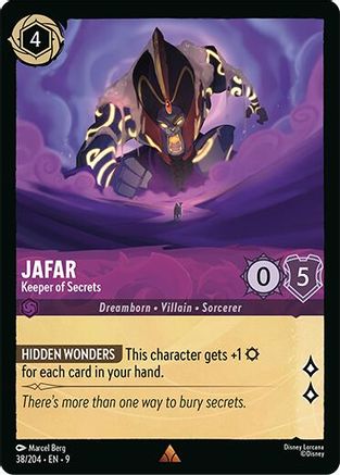 Jafar - Keeper of Secrets (38/204) - Fabled Cold Foil