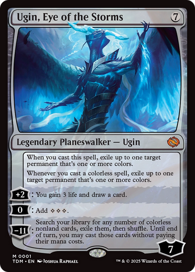 Ugin, Eye of the Storms (TDM-001) - Tarkir: Dragonstorm