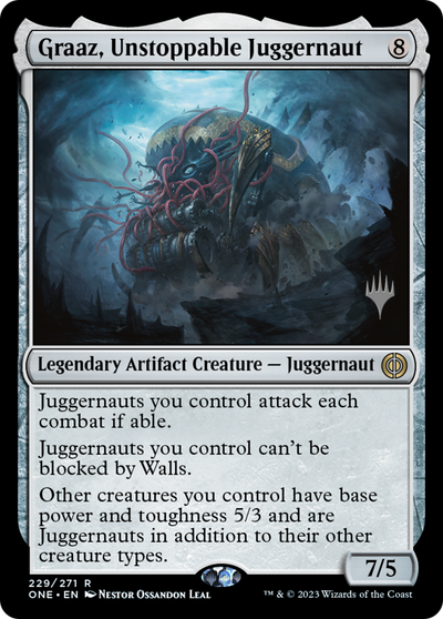 Graaz, Unstoppable Juggernaut (PPONE-229) - Phyrexia: All Will Be One Promos