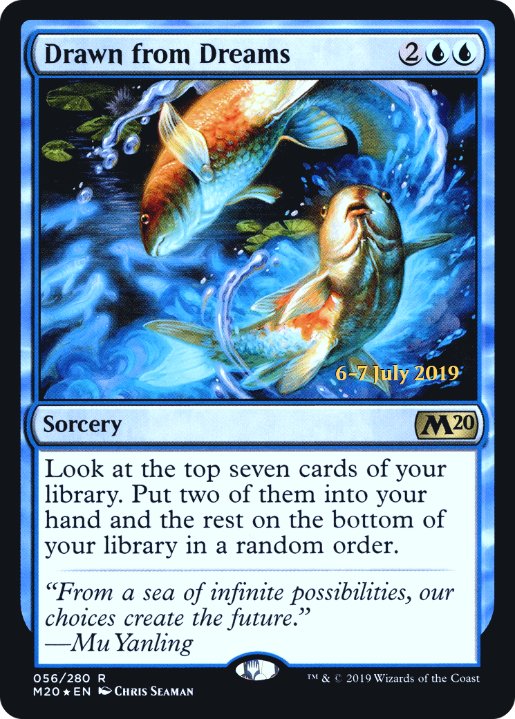 Drawn from Dreams (PRE-056) - Core Set 2020 Promos Foil