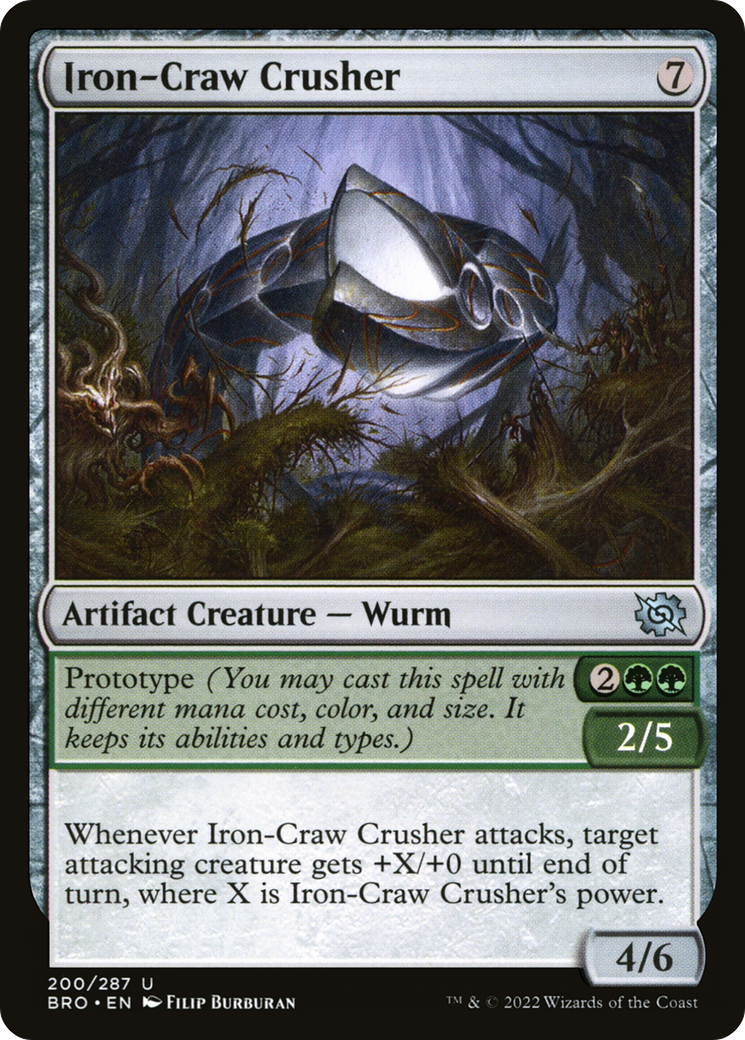 Iron-Craw Crusher (BRO-200) - The Brothers' War Foil