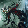 Vraan, Executioner Thane // Vraan, Executioner Thane (AONE-024) - Phyrexia: All Will Be One Art Series (Borderless) Foil