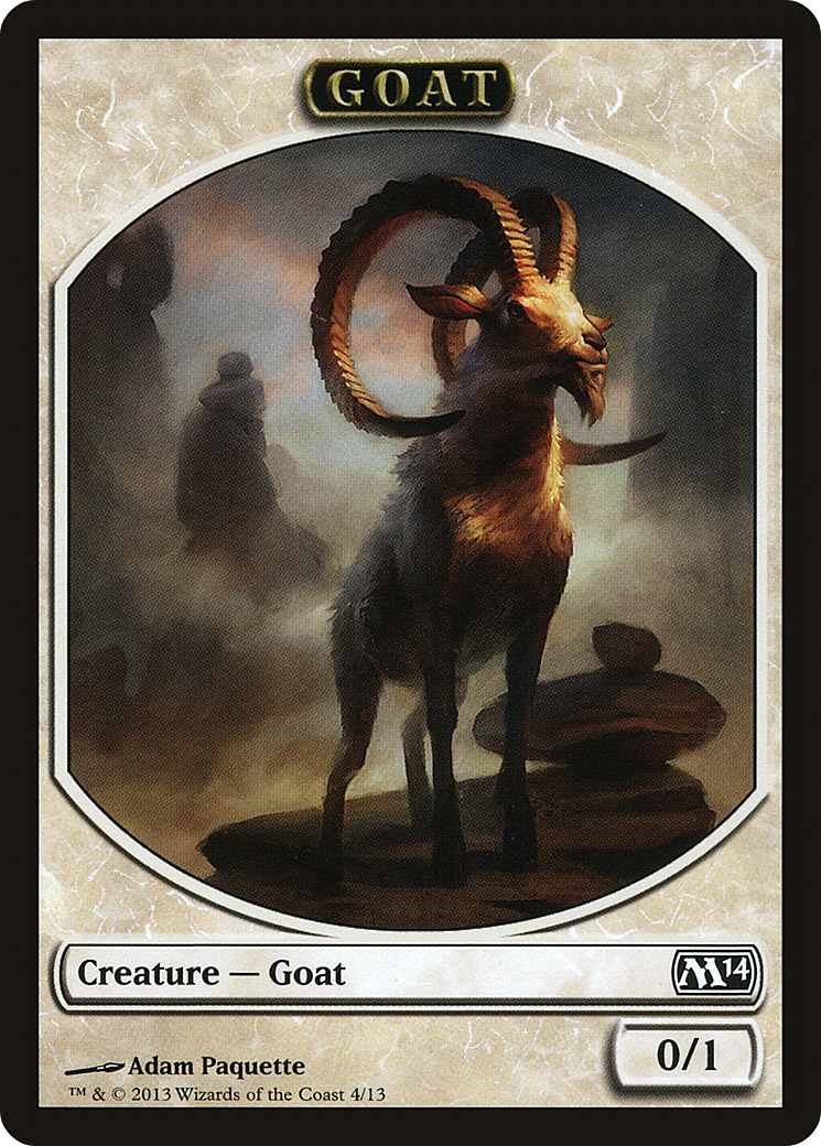 Goat Token (M14-004) - Magic 2014 Tokens