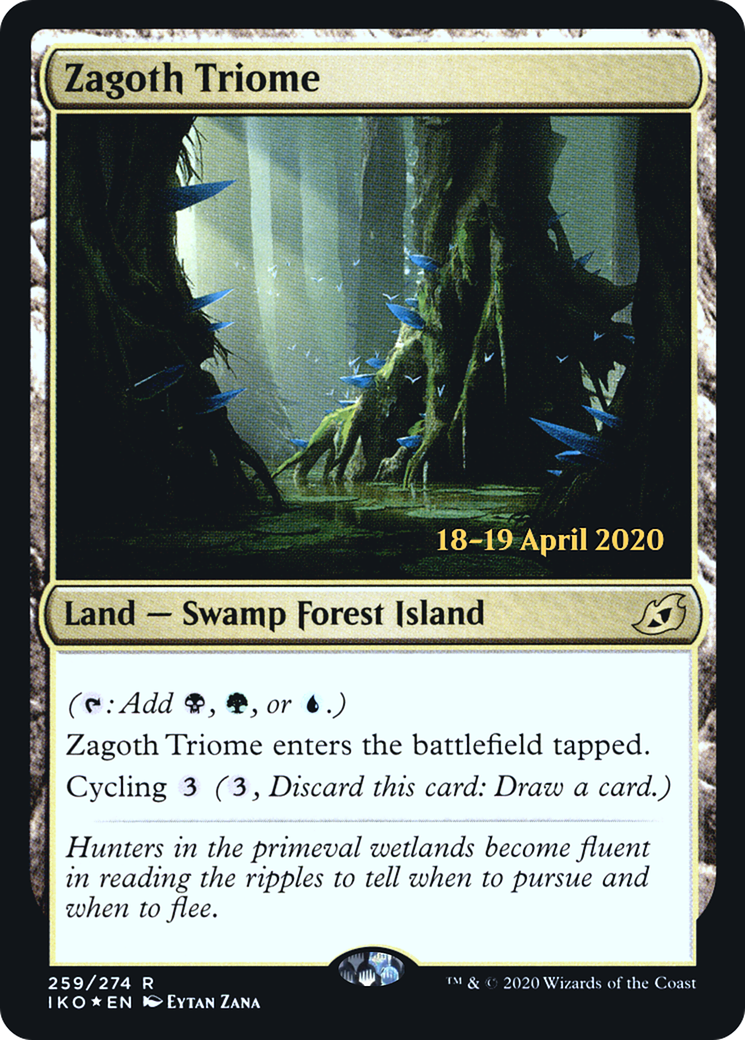 Zagoth Triome (PRE-259) - Ikoria: Lair of Behemoths Promos Foil
