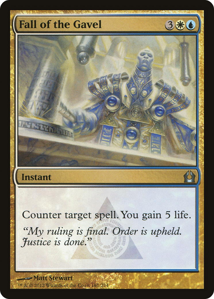 Fall of the Gavel (RTR-161) - Return to Ravnica Foil