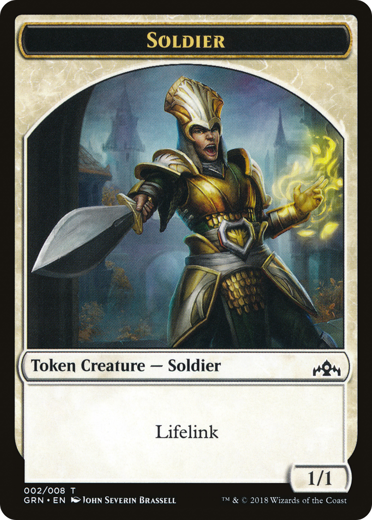 Goblin // Soldier (006) Double-Sided Token (GR1-4 // 6) - GRN Guild Kit Tokens