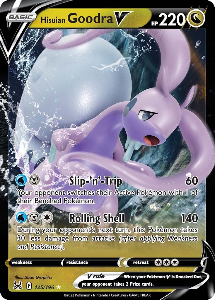 Hisuian Goodra V (135/196) [Sword & Shield: Lost Origin]