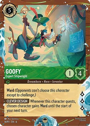 Goofy - Expert Shipwright (Disney Cruise Promo) (14) - Disney Lorcana Promo Cards Holofoil
