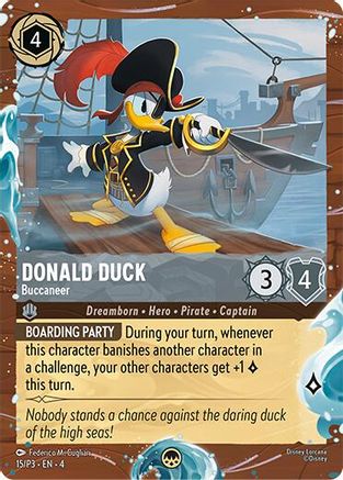 Donald Duck - Buccaneer (Disney Cruise Promo) (15) - Disney Lorcana Promo Cards Holofoil