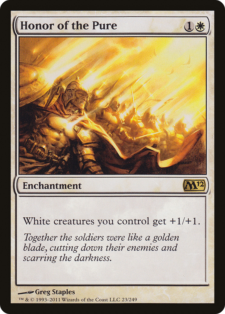 Honor of the Pure (M12-023) - Magic 2012 Foil