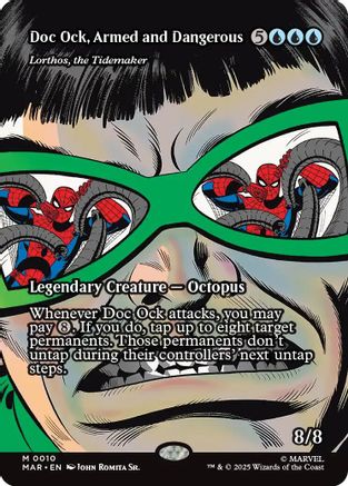Doc Ock, Armed and Dangerous - Lorthos, the Tidemaker (Borderless) (MAR-010) - Marvel Eternal-Legal