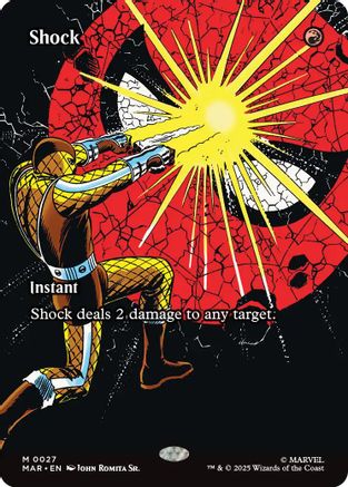 Shock (Borderless) (MAR-027) - Marvel Eternal-Legal Foil