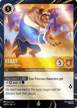 Beast - Gracious Prince (40) - Disney Lorcana Promo Cards Holofoil