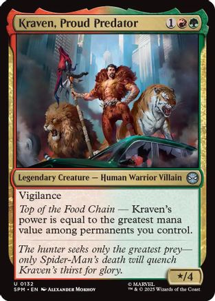Kraven, Proud Predator (SPM-132) - Marvel's Spider-Man Foil