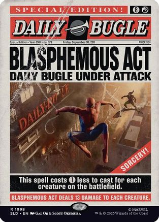 Blasphemous Act (1998) (SLD-1998) - Secret Lair Drop Series