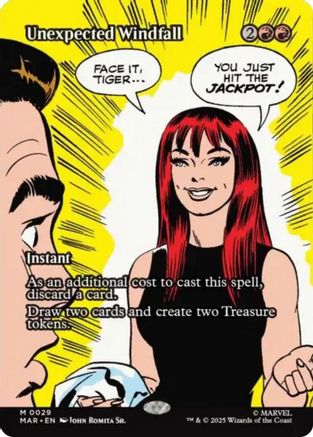 Unexpected Windfall (Borderless) [Marvel Universe: Eternal-Legal]