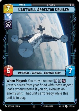 Cantwell Arrestor Cruiser (37/264) - Secrets of Power