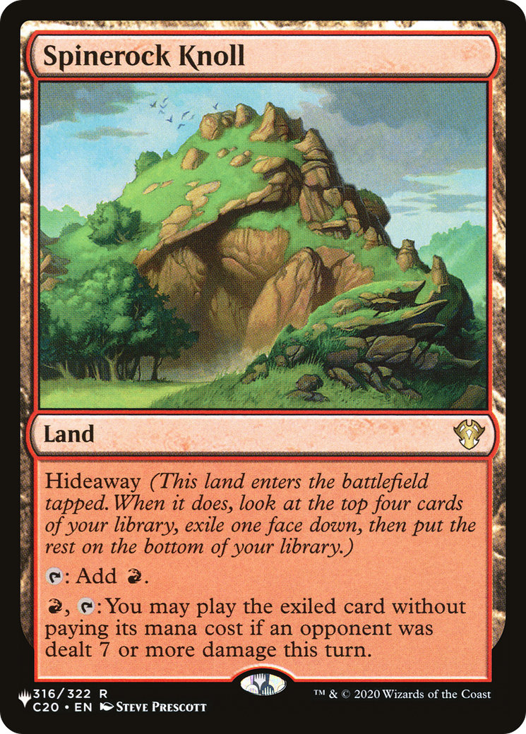Spinerock Knoll (LIST-316) - The List