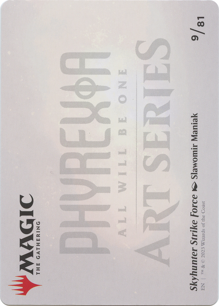 Skyhunter Strike Force // Skyhunter Strike Force (AONE-009) - Phyrexia: All Will Be One Art Series (Borderless)