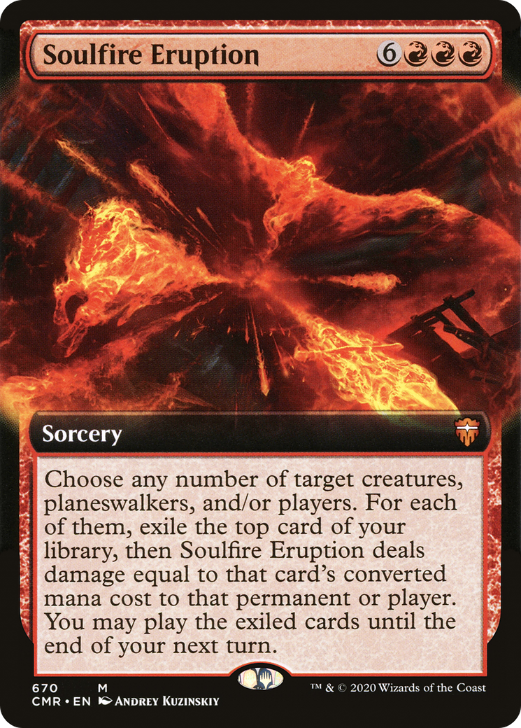 Soulfire Eruption (Extended Art) (CMR-670) - Commander Legends: (Extended Art) Foil