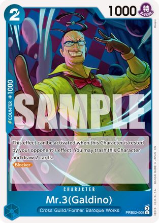 Mr.3(Galdino) [Premium Booster -The Best- Vol. 2]