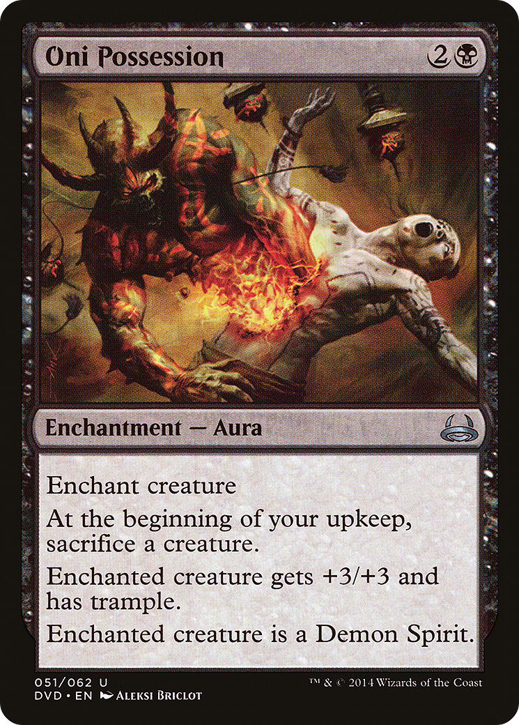 Oni Possession (DD3-) - Duel Decks Anthology: Divine vs. Demonic