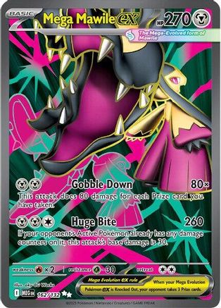 Mega Mawile ex (162/132) [Mega Evolutions: Base Set]