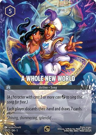 A Whole New World (10) - Disney Lorcana Promo Cards Holofoil