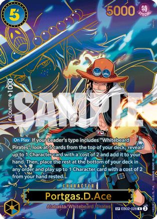 Portgas.D.Ace - EB02-028 (SP) (EB02-028) - Carrying On His Will Foil